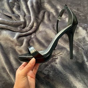 Black strappy Stiletto